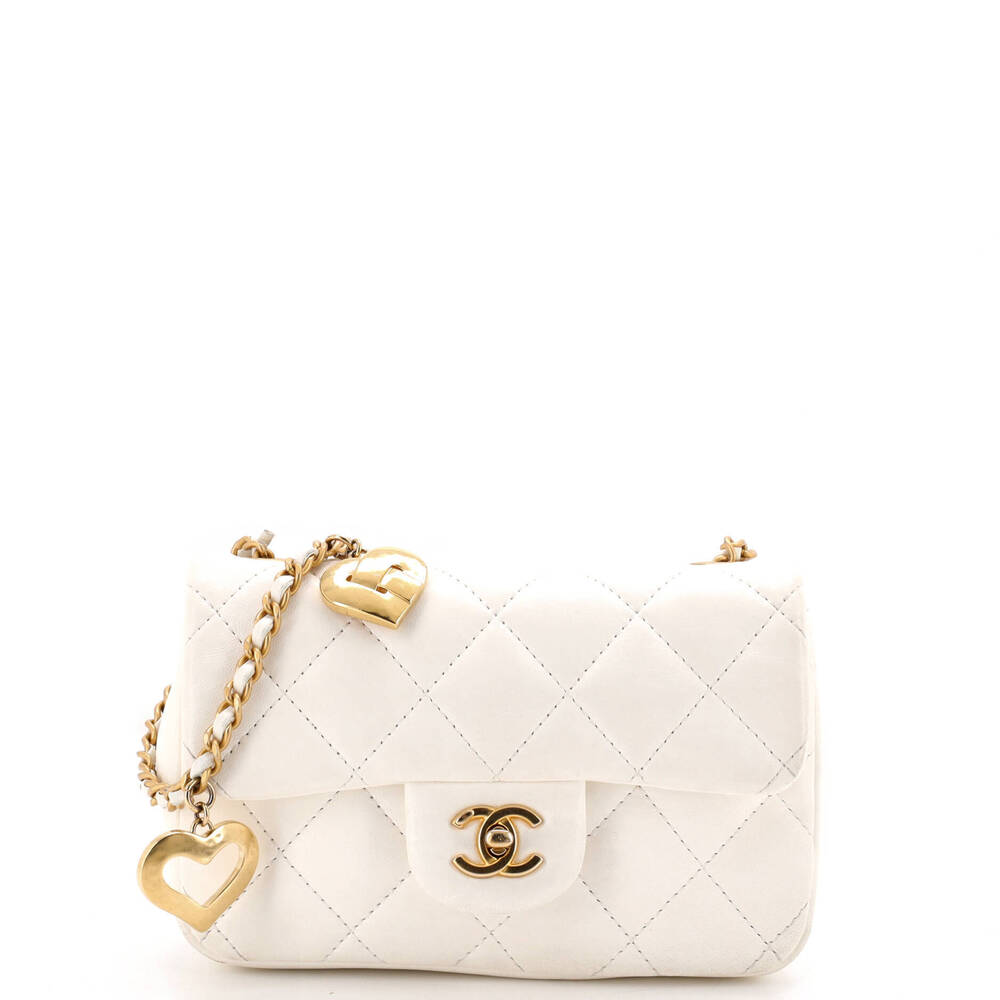 Chanel Mini Heart Charms Flap Bag
